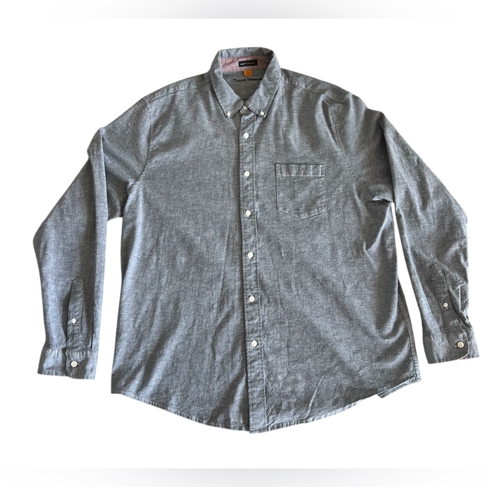 7 For All Mankind Casual Button-Down Shirt Chambray